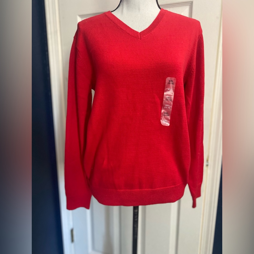 GAP Kids Vibrant Red Knit Sweater